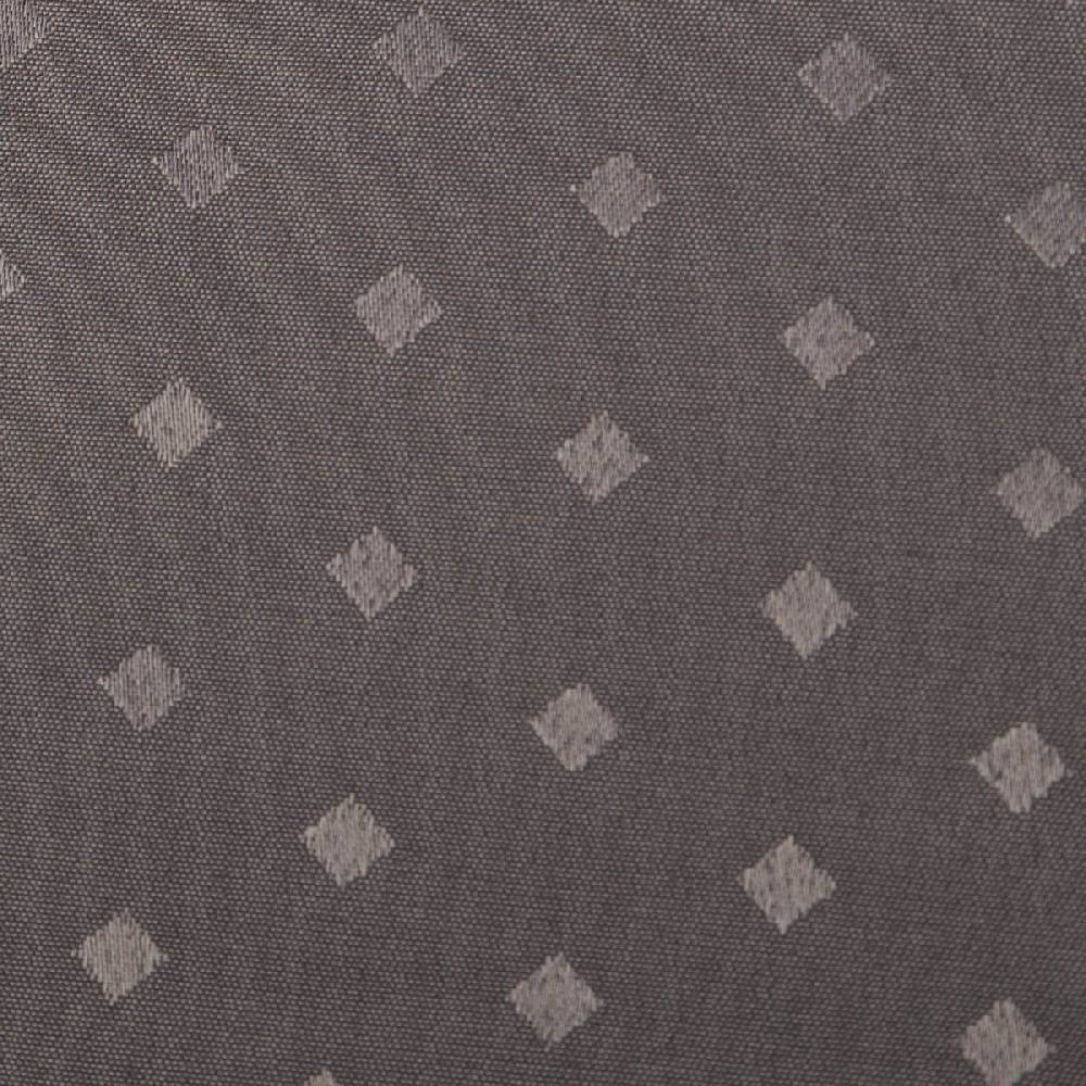 Schöner Leben Satin Stoff Tischdecke Meterware mit Acryl-Fleckschutz Mini-Raute anthrazit 1,40cm Breite