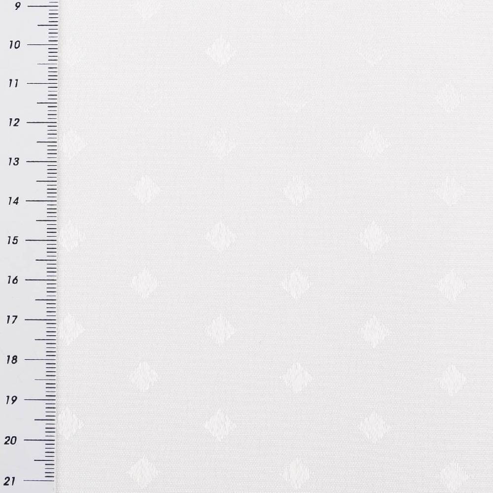 Schöner Leben Satin Stoff Tischdecke Meterware mit Acryl-Fleckschutz Mini-Raute weiß 1,40cm Breite Cyber Monday