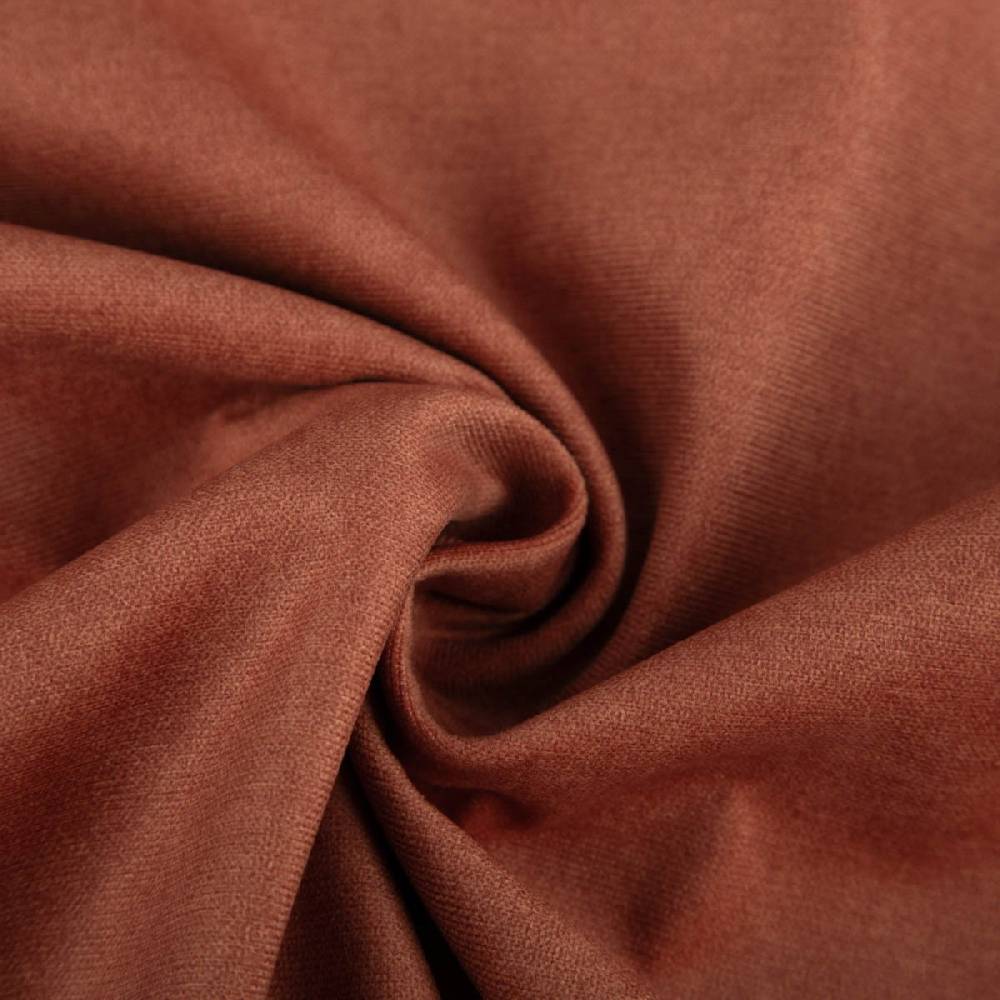 Schöner Leben Polsterstoff Mikrofaser-Samt Fleckschutz Easy Clean Vena uni braunrot 1,45m Breite Online Outlet