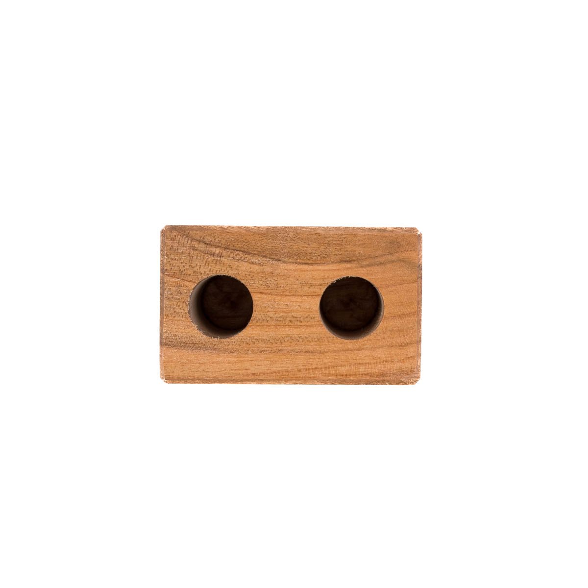 Schöner Leben 2er Gewürzständer für Reagenzgläser Kirschbaum massiv 6,5x4x4cm von DeWi Kauf eins, bekomm eins gratis