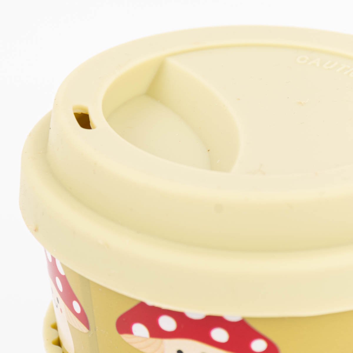 Schöner Leben To go Becher aus recycelten PET Flaschen Fliegenpilz grün rot weiß 400ml von Sass & Belle VIP-Rabatte