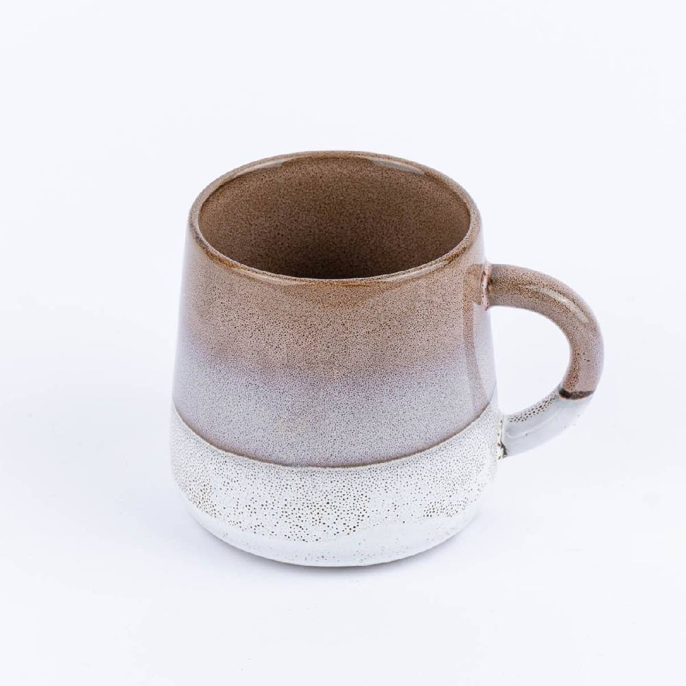Schöner Leben Sass & Belle Tasse Mojave glasiert Steinzeug braun weiß 350ml Letzte 2 Tage