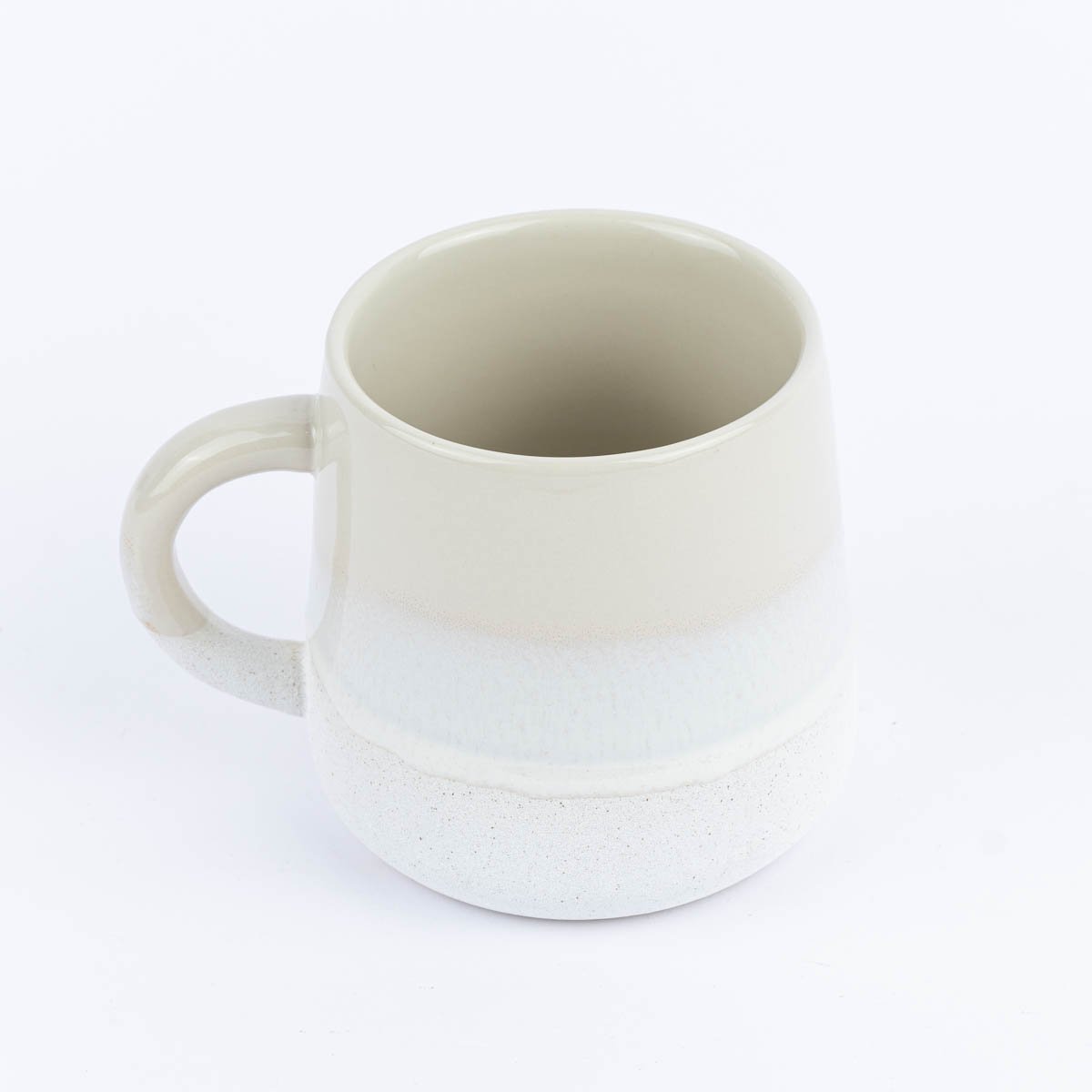 Schöner Leben Sass & Belle Tasse Mojave glasiert Steinzeug beige weiß 350ml Zeitbegrenzte Promotion