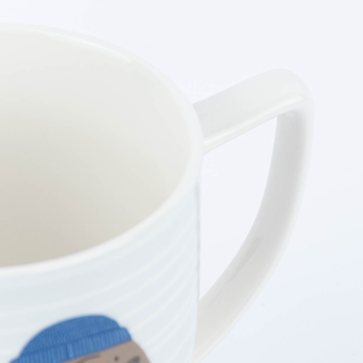 Schöner Leben Große Tasse Seelöwe mit Mütze Keramik weiß blau rot versch. Motive 400ml Vierteljährliche Förderung