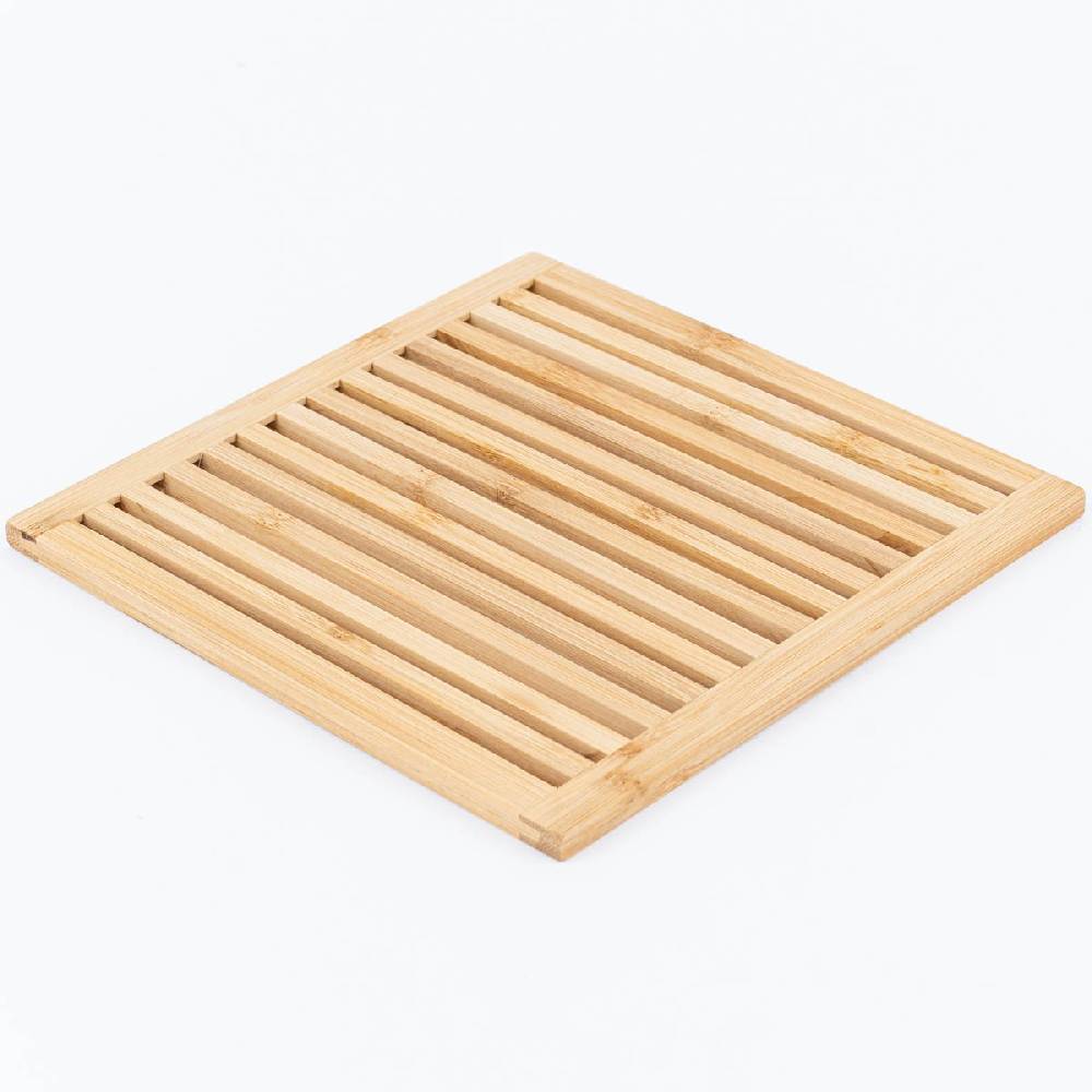 Schöner Leben Untersetzer aus Bambus quadratisch natur 20x20x0,5cm Super Rabatt