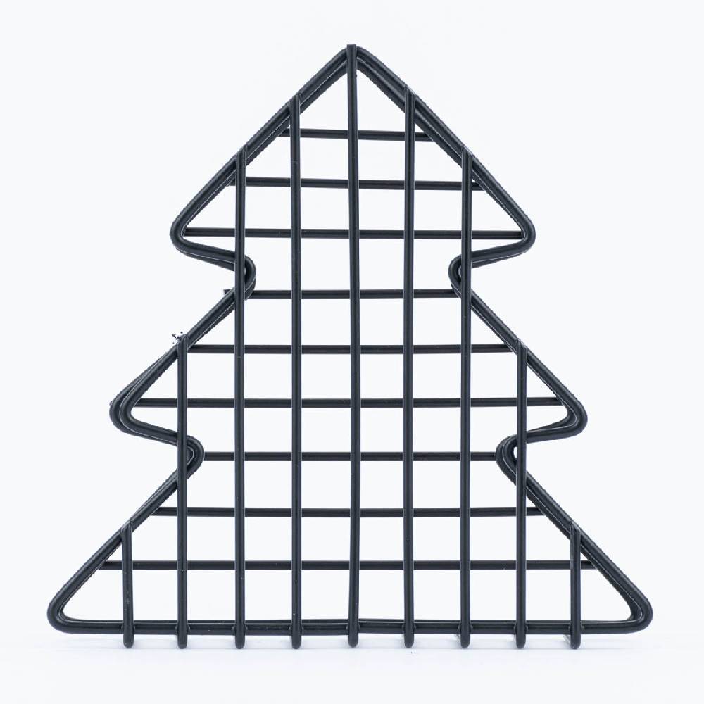 Schöner Leben Serviettenhalter Tannenbaum Metall schwarz 15x4x15cm 50% Rabatt mit kostenlosem Versand