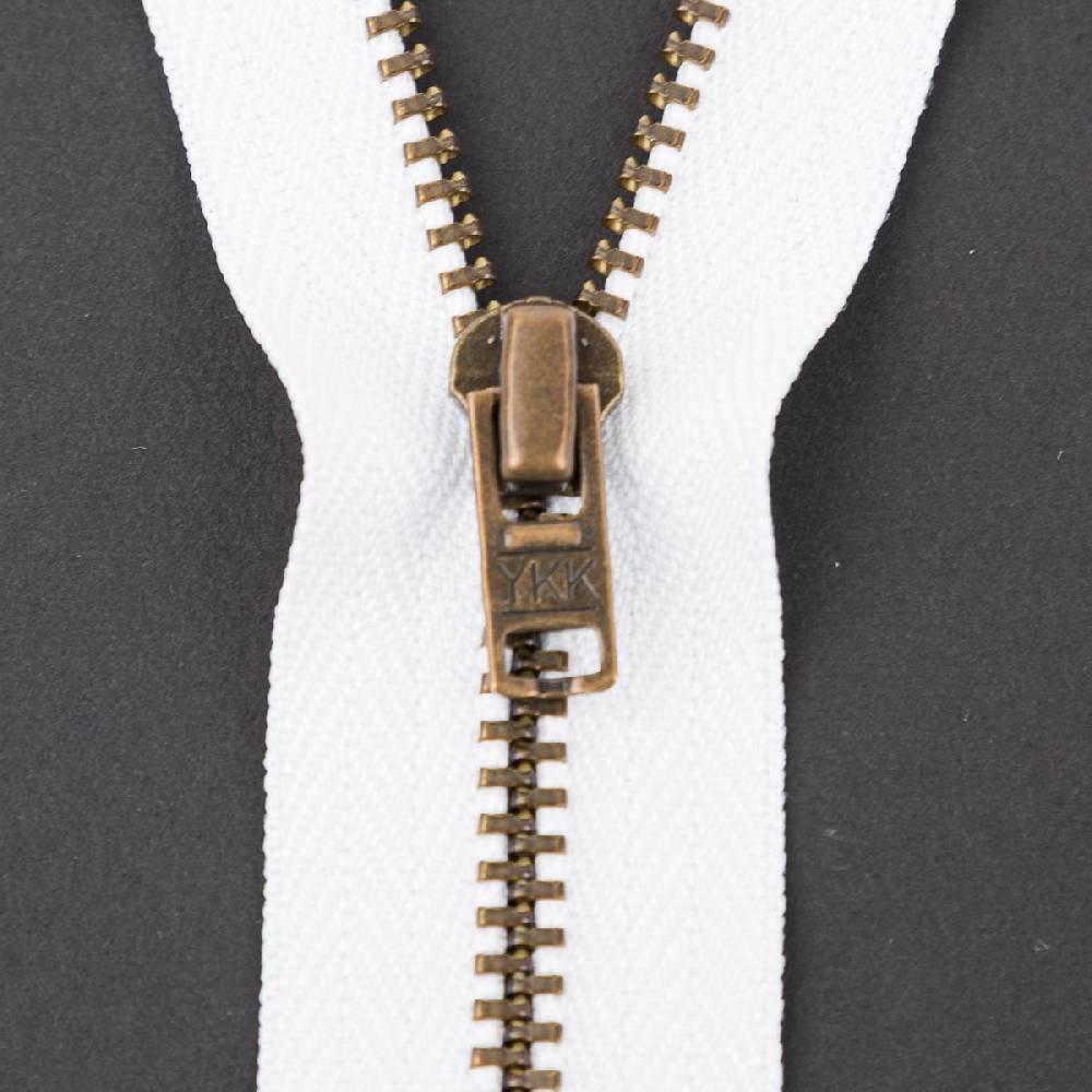 Schöner Leben Reißverschluss Metall antik gold nicht teilbar 3mm 16cm lang in versch. Farben Schlussverkauf