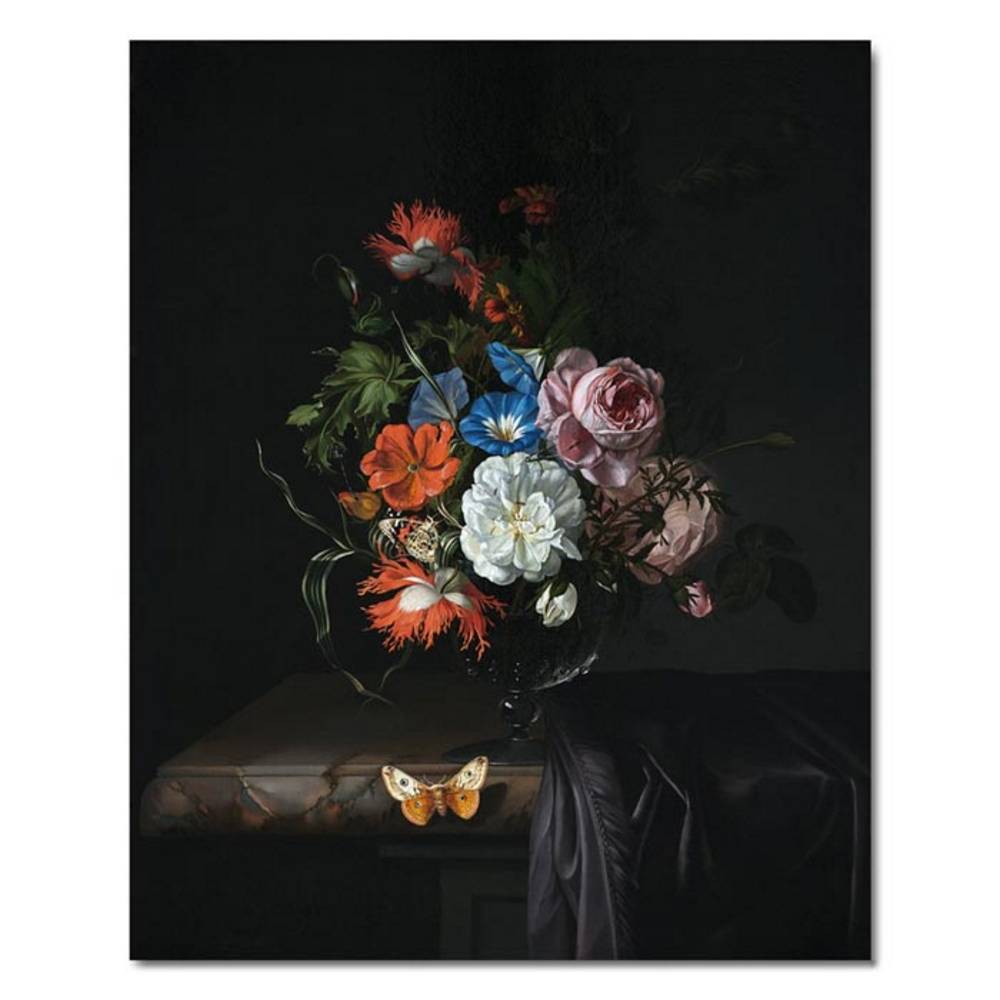 Schöner Wohnen Kollektion Alubild (Alu-Dibond®) 'Stillleben' von Rachel Ruysch