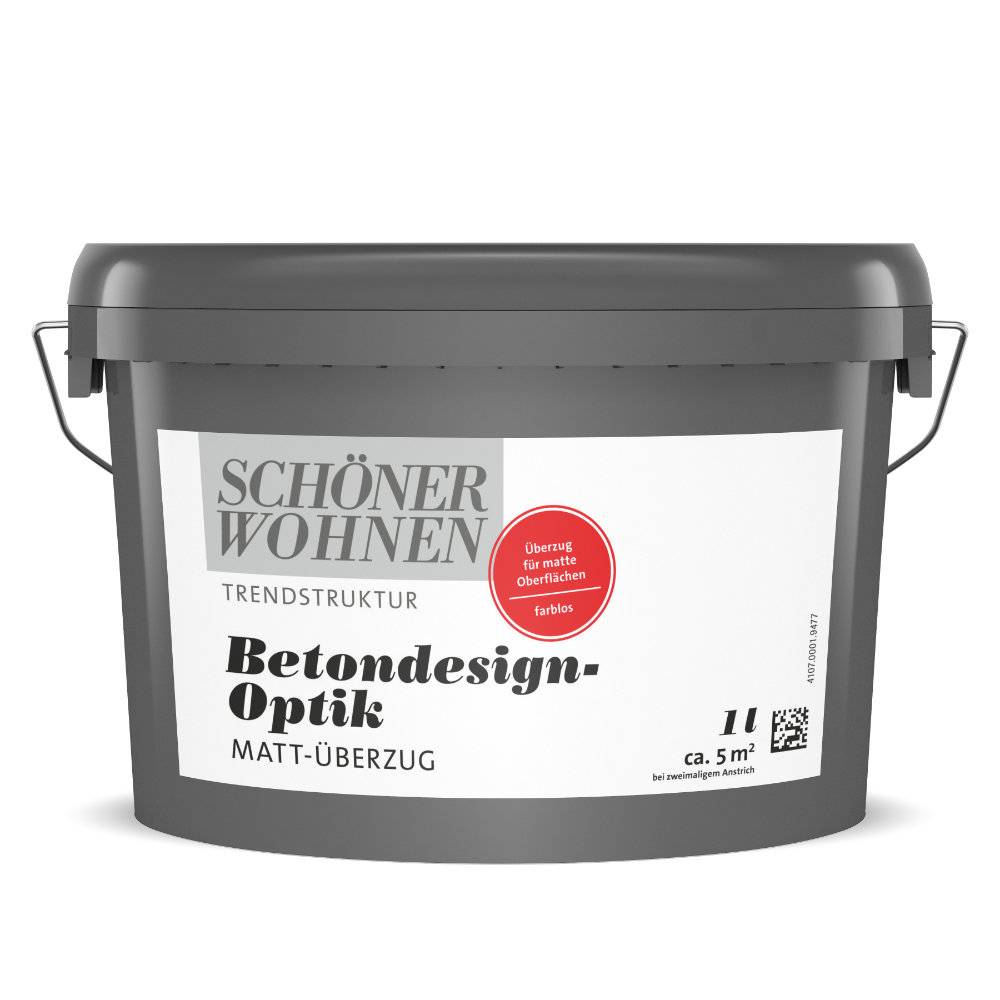 Schöner Wohnen Kollektion Betondesign-Optik Matt-Überzug