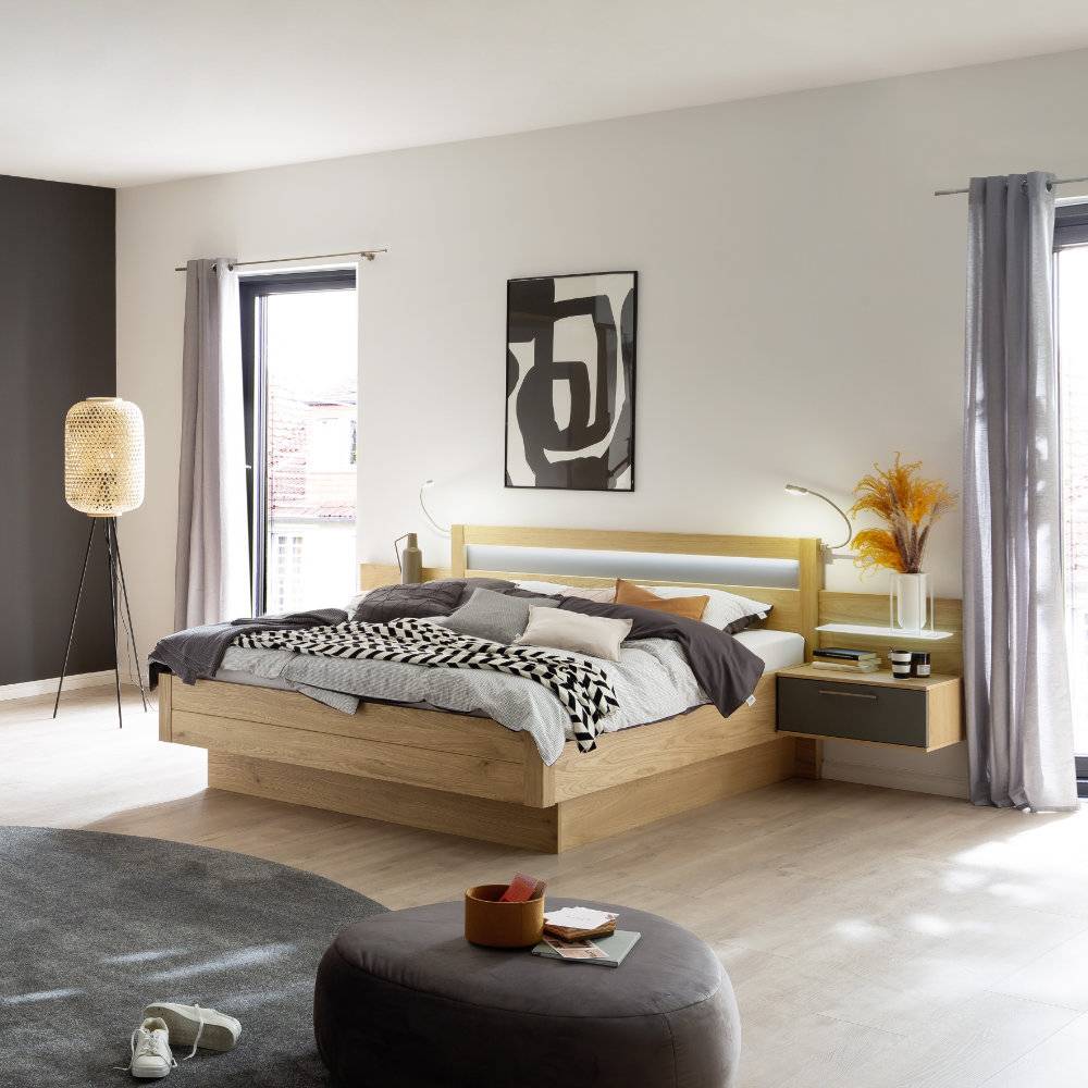 Schöner Wohnen Kollektion Bett Multiline VIP-Rabatte