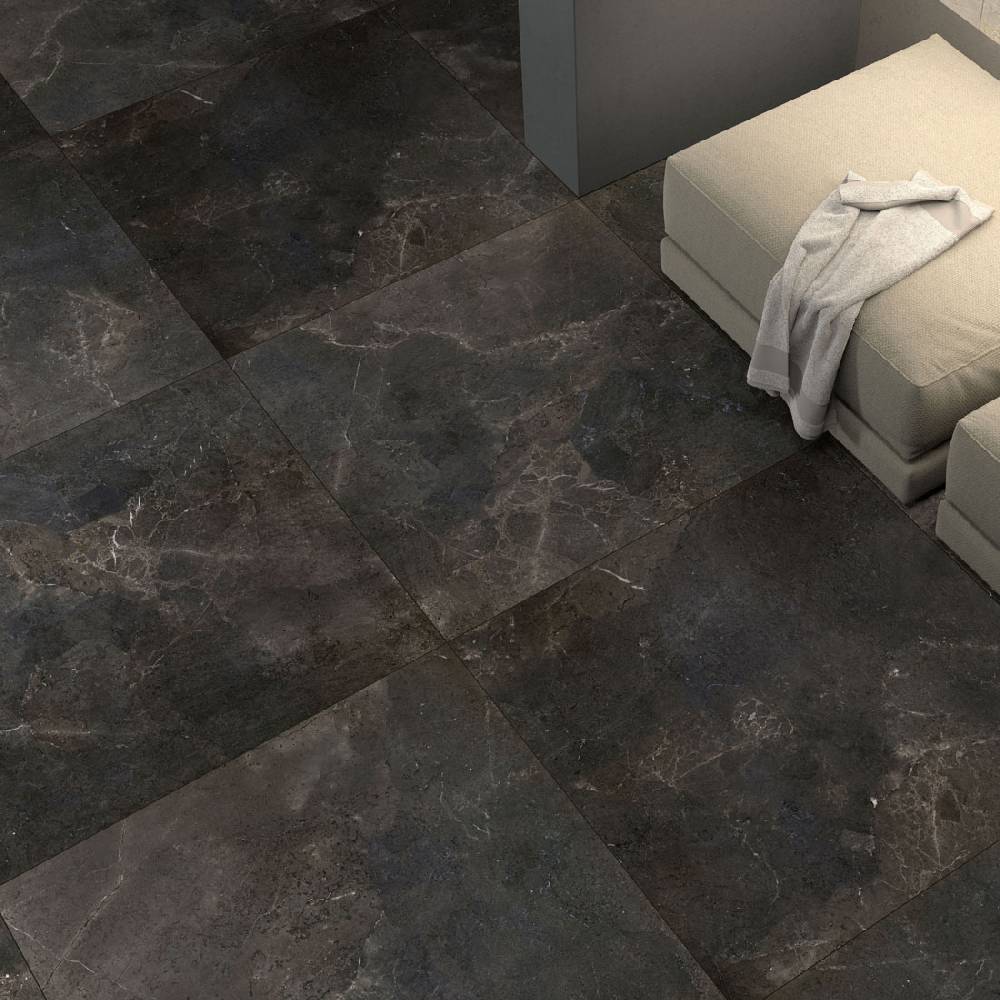 Schöner Wohnen Kollektion Bodenfliese Great Royal Stone Black Diamond Fabrikverkauf
