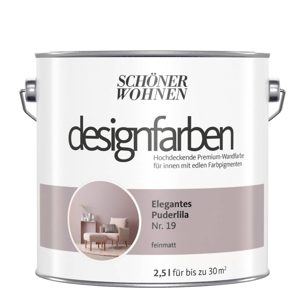 Schöner Wohnen Kollektion Designfarbe Elegantes Puderlila