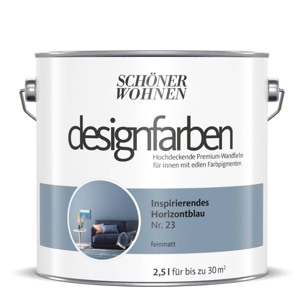 Schöner Wohnen Kollektion Designfarbe Inspirierendes Horizontblau Im Verkauf