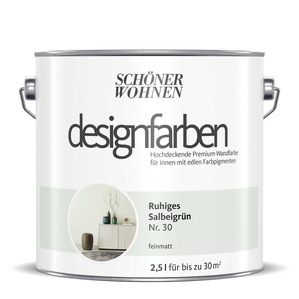 Schöner Wohnen Kollektion Designfarbe Ruhiges Salbeigrün 2025