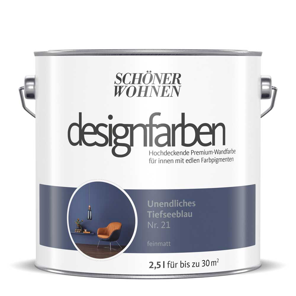 Schöner Wohnen Kollektion Designfarbe Unendliches Tiefseeblau
