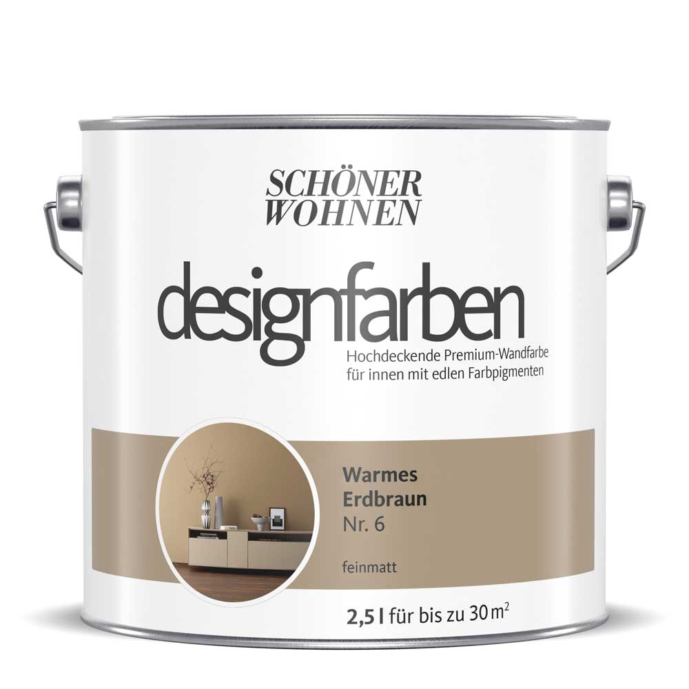 Schöner Wohnen Kollektion Designfarbe Warmes Erdbraun Verkauf