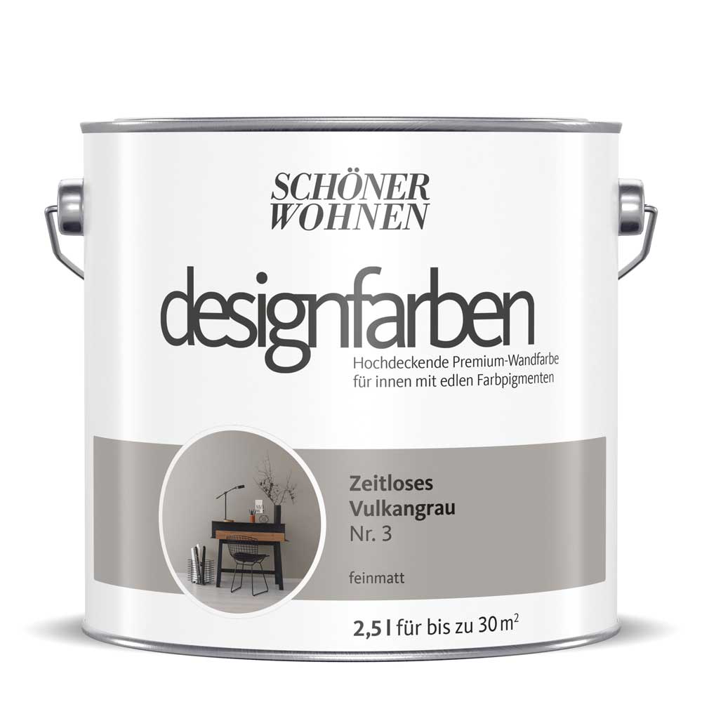 Schöner Wohnen Kollektion Designfarbe Zeitloses Vulkangrau