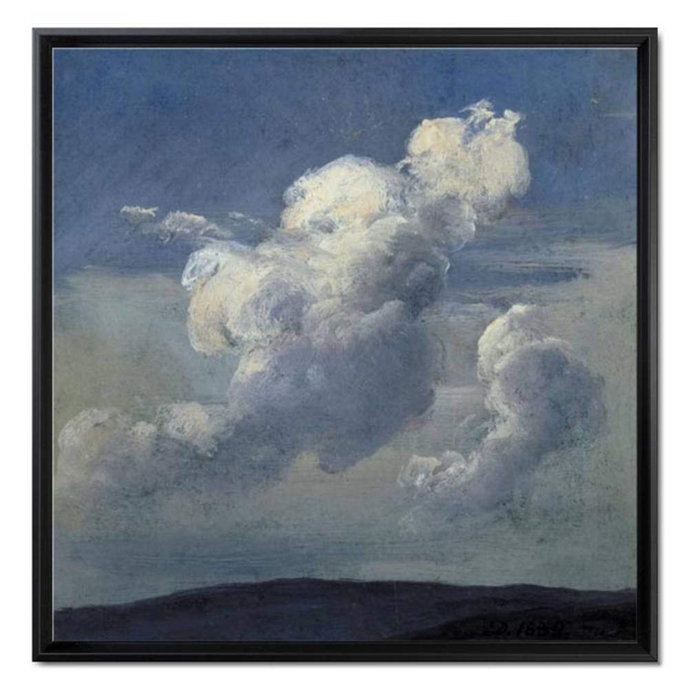 Schöner Wohnen Kollektion Echte Malerleinwand'Cloud Study' von Johan Christian Clausen Dahl