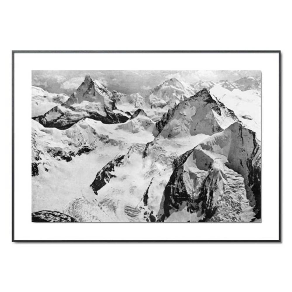 Schöner Wohnen Kollektion Gerahmter Baryta Fotoabzug'Mount Cervin' von French Photographer