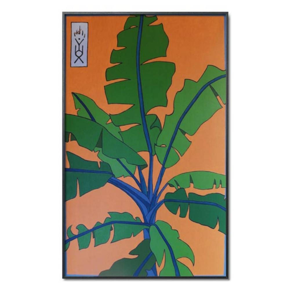 Schöner Wohnen Kollektion Gerahmter Kunstdruck 'Banana plant' von Timothy Nathan Joel