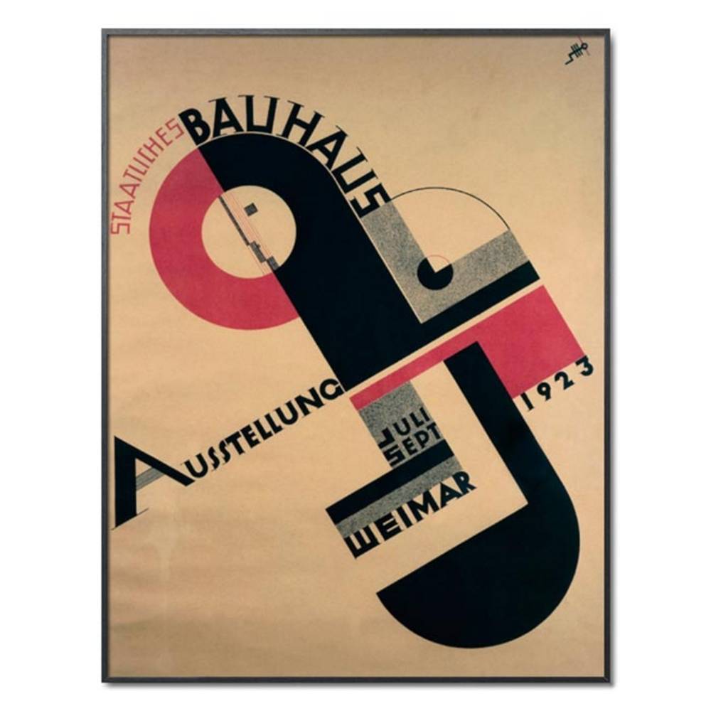 Schöner Wohnen Kollektion Gerahmter Kunstdruck 'Bauhaus' von Joost Schmidt