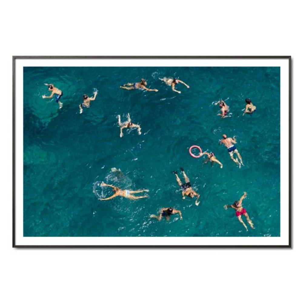 Schöner Wohnen Kollektion Gerahmter Kunstdruck 'Blue Water Swim'
