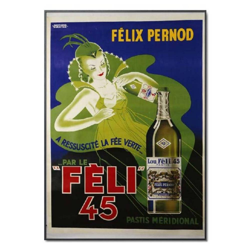 Schöner Wohnen Kollektion Gerahmter Kunstdruck 'Feli 45' von Raymond Ducatez