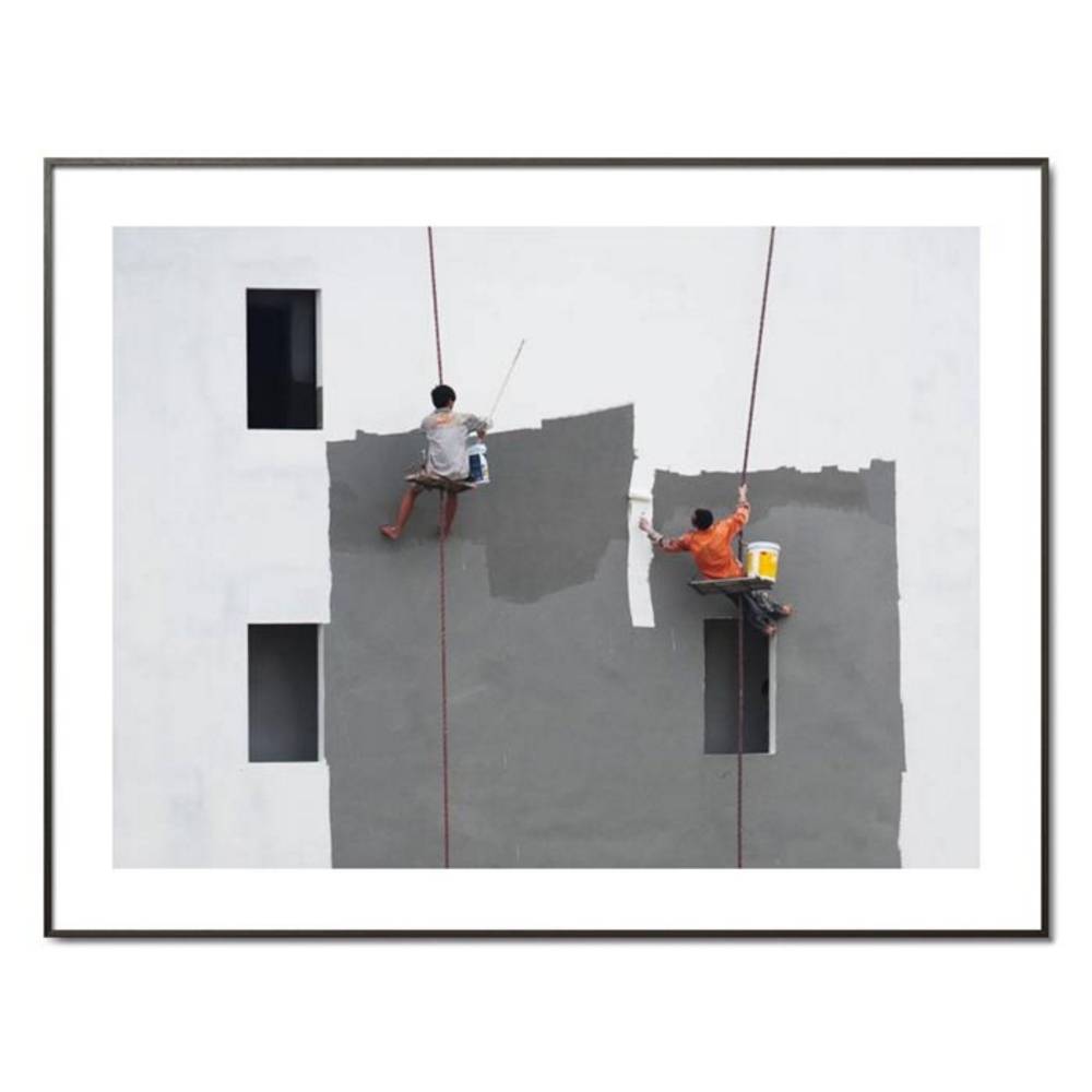 Schöner Wohnen Kollektion Gerahmter Kunstdruck 'Just A Jump To The Left' von Wayne Pearson