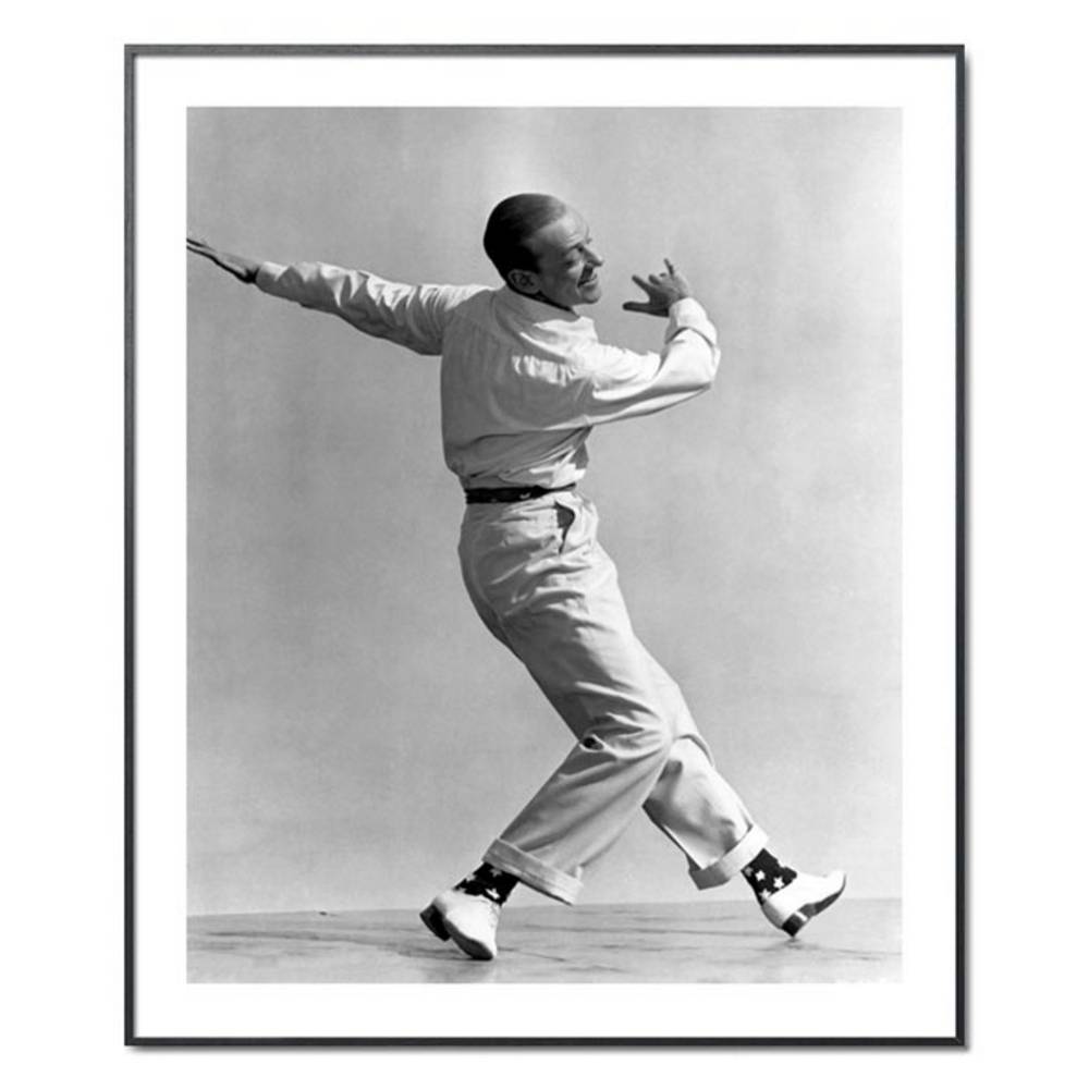 Schöner Wohnen Kollektion Gerahmter Kunstdruck 'L'amour chante et danse mit Fred Astaire'