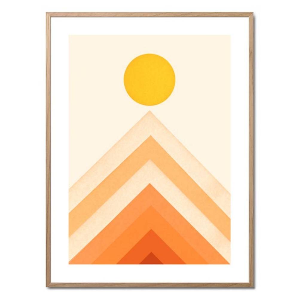 Schöner Wohnen Kollektion Gerahmter Kunstdruck 'Mountainscape' von Florent Bodart