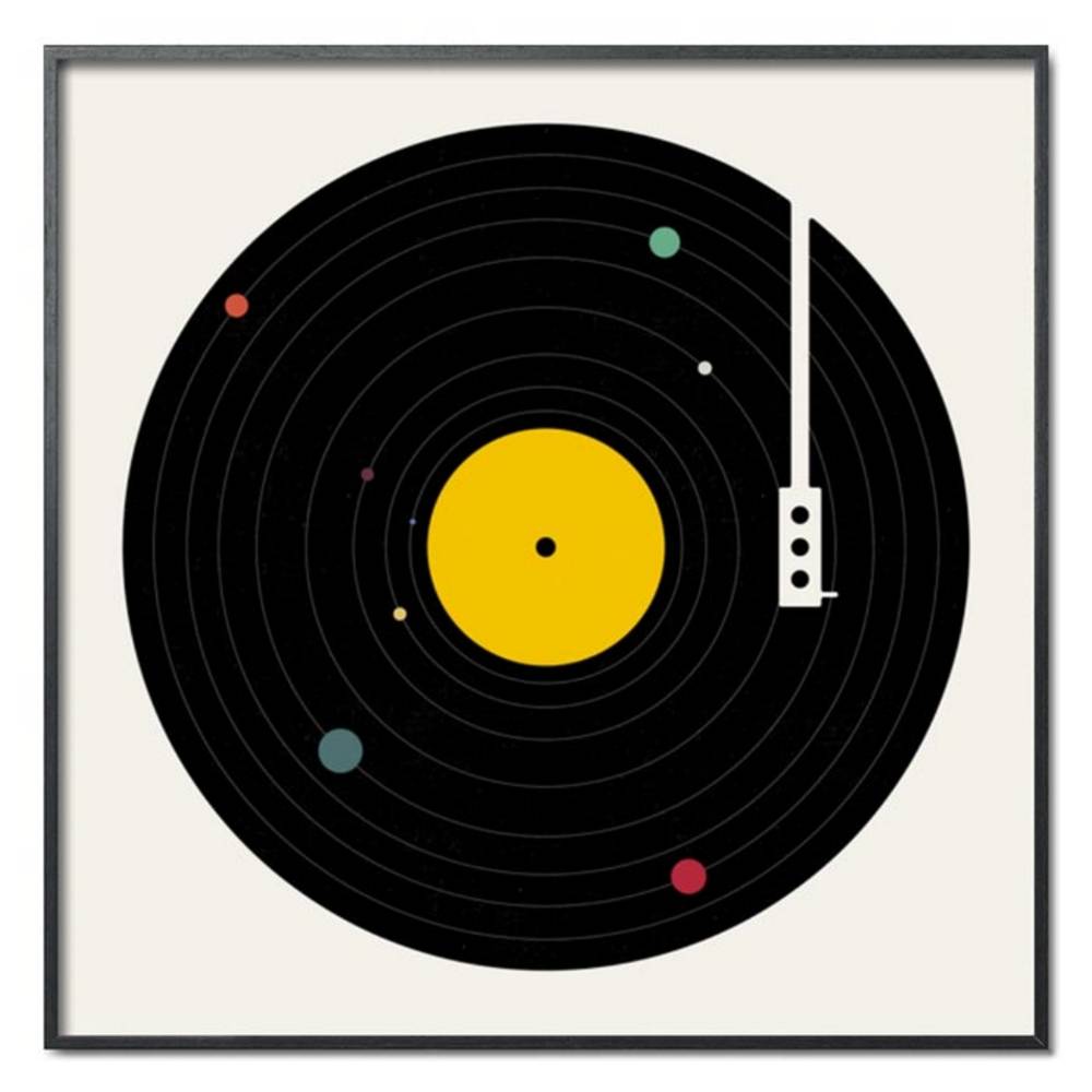 Schöner Wohnen Kollektion Gerahmter Kunstdruck 'Music Everywhere' von Florent Bodart