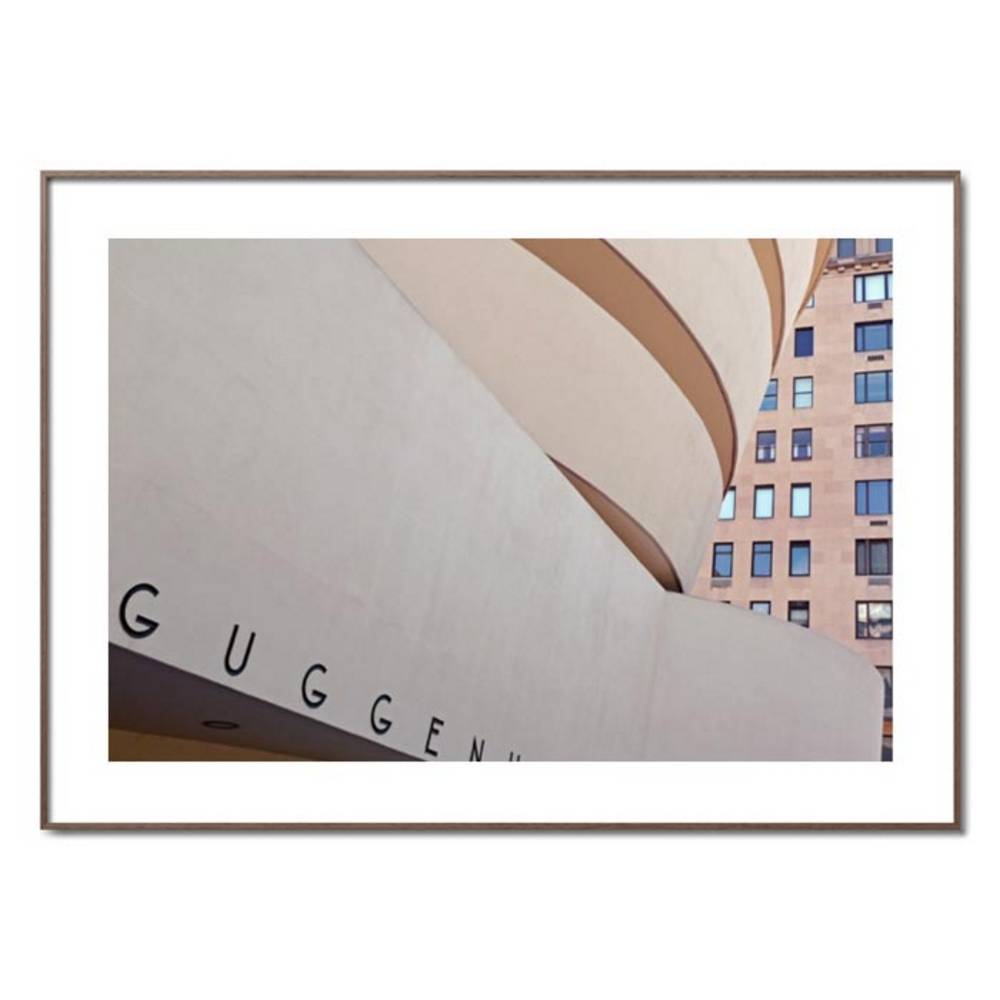 Schöner Wohnen Kollektion Gerahmter Kunstdruck 'New York Guggenheim' von Joachim W. Dettmer