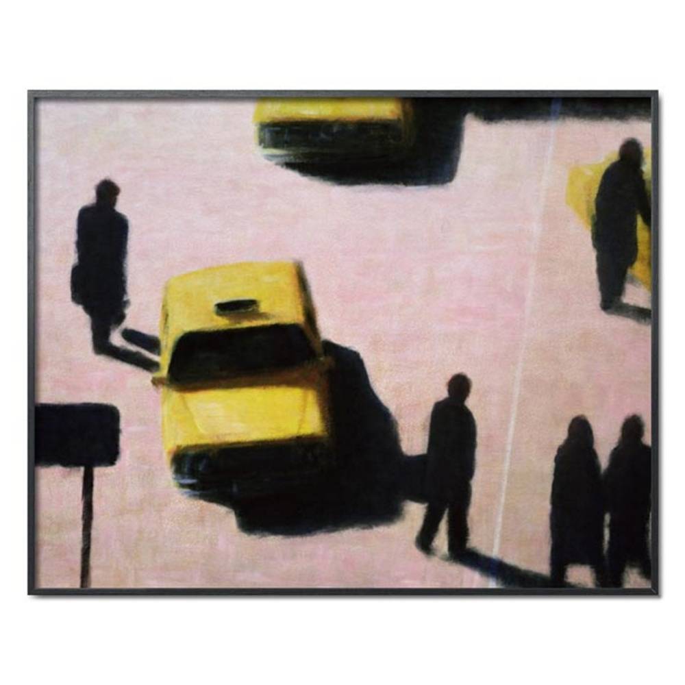 Schöner Wohnen Kollektion Gerahmter Kunstdruck 'New York Taxis' von Lincoln Seligman