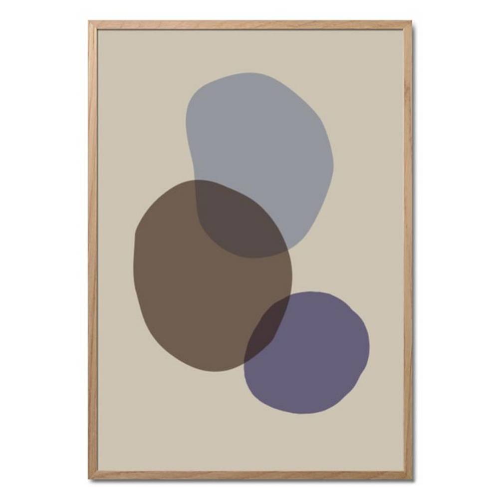 Schöner Wohnen Kollektion Gerahmter Kunstdruck 'Organic Shapes 05' Letzte 3 Tage