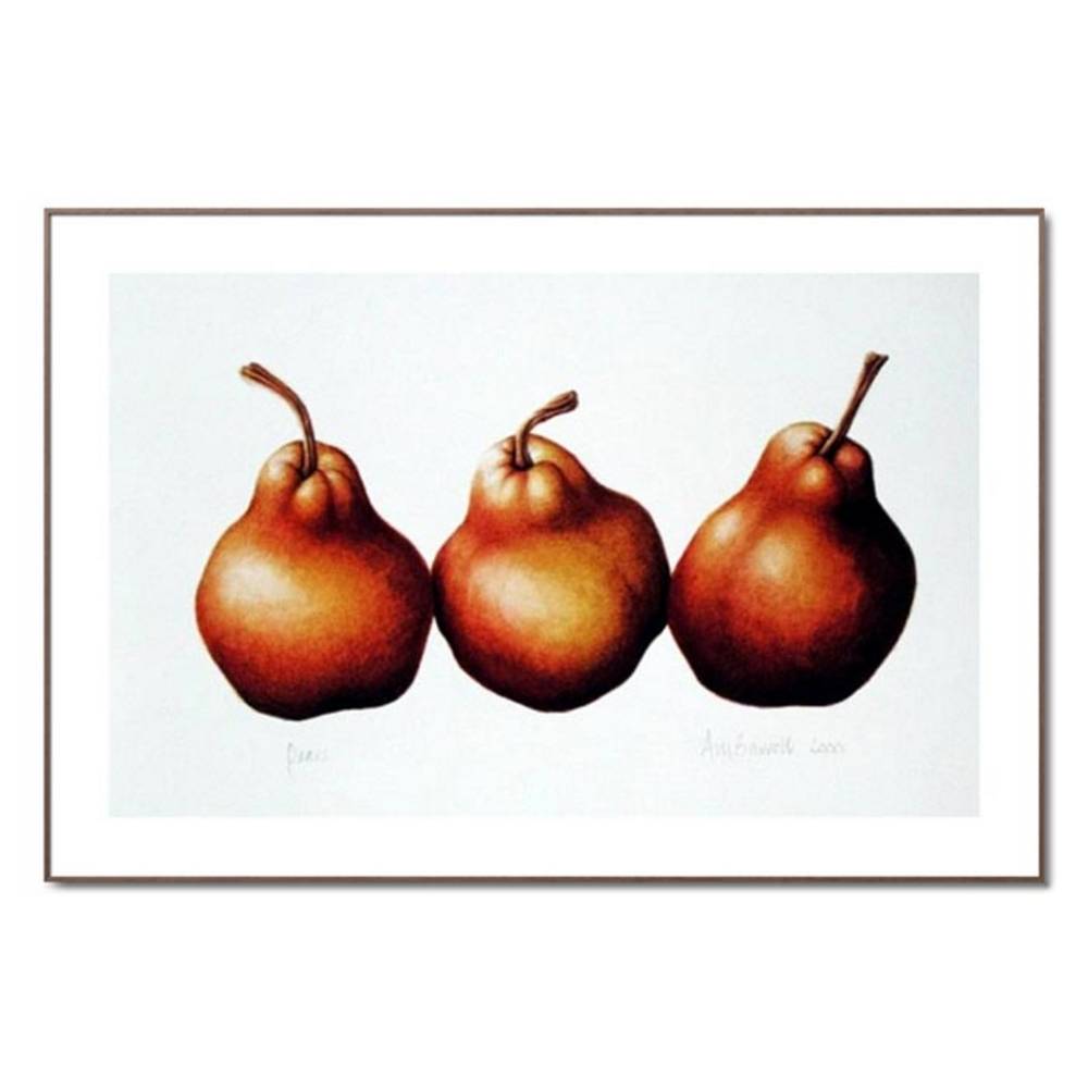 Schöner Wohnen Kollektion Gerahmter Kunstdruck 'Pears' von Annabel Barrett