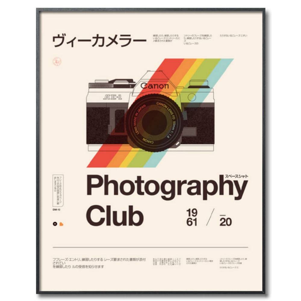 Schöner Wohnen Kollektion Gerahmter Kunstdruck 'Photography Club' von Florent Bodart