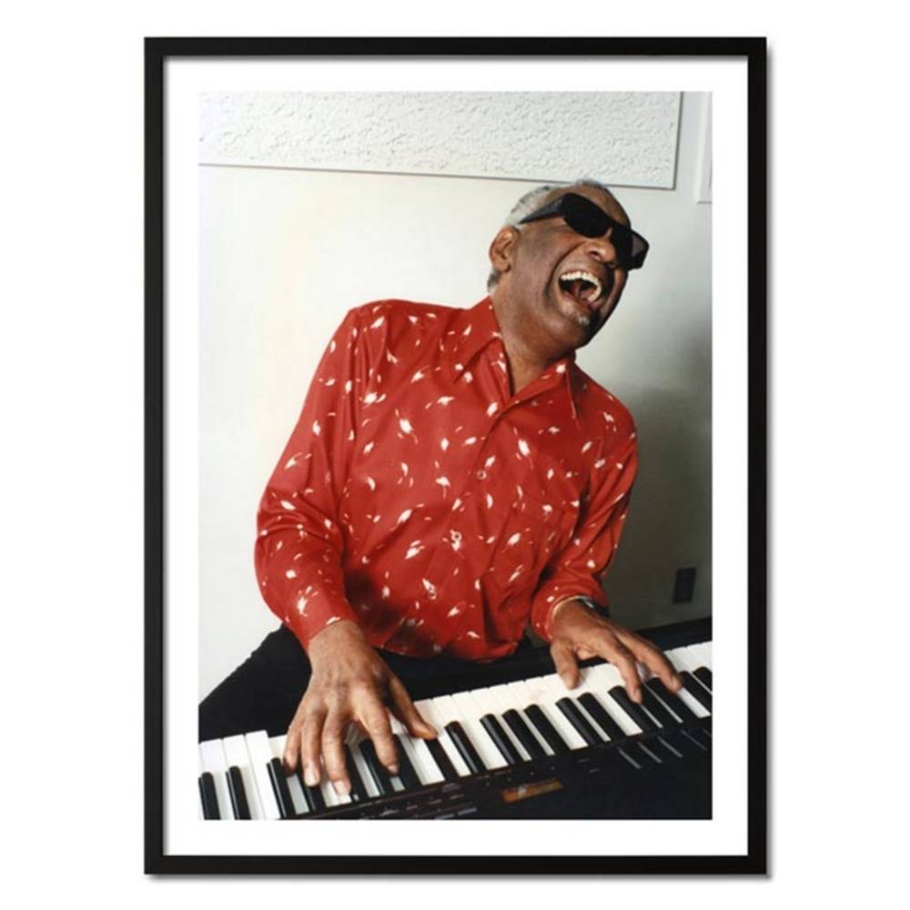 Schöner Wohnen Kollektion Gerahmter Kunstdruck 'Ray Charles at home in Los Angeles'
