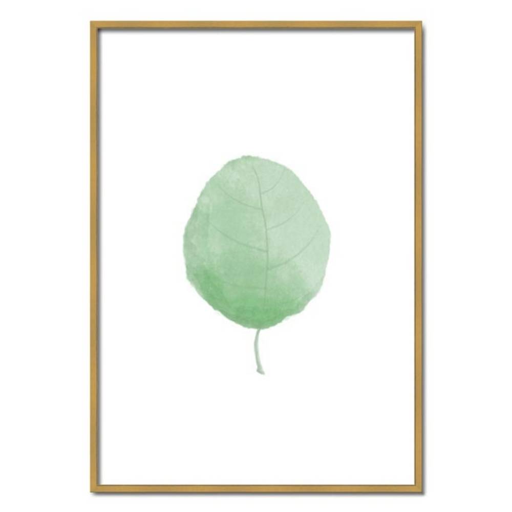 Schöner Wohnen Kollektion Gerahmter Kunstdruck 'Single Leaf'