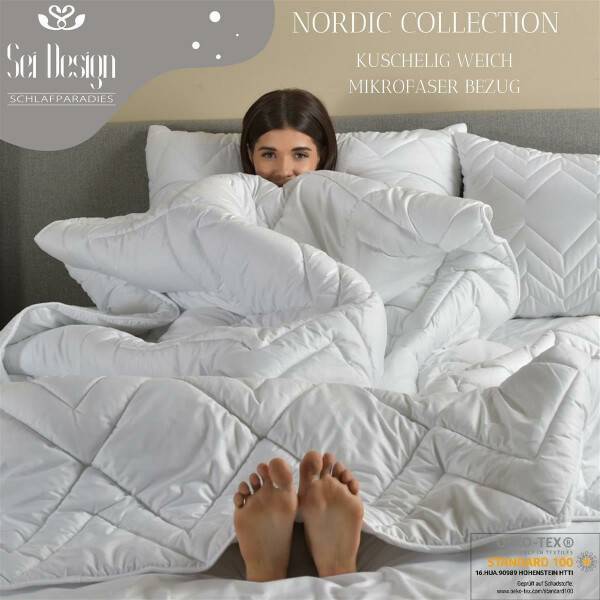 Sei Design Bettdecke NORDIC COLLECTION 200x220 - Ganzjahresdecke Auslauf