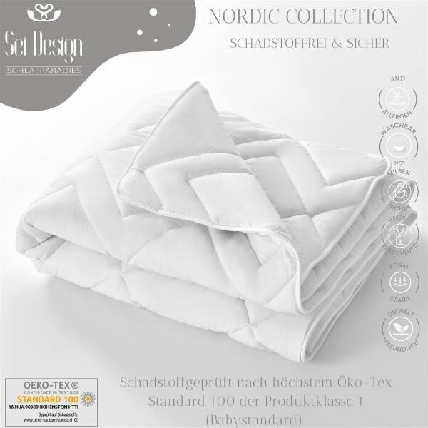 Sei Design Bettdecke NORDIC COLLECTION 200x220 - Ganzjahresdecke Auslauf