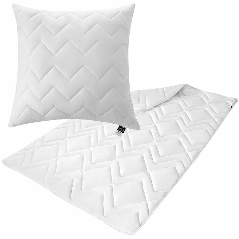 Sei Design Bettset NORDIC COLLECTION Bettdecke Winter 200x220 + Kopfkissen 80x80