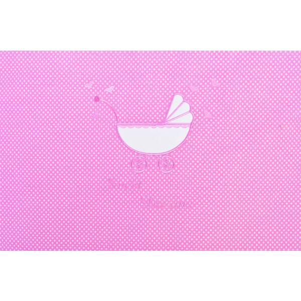 Sei Design 2 Tlg. Babybettwäsche, Pünktchen Rosa Outlet