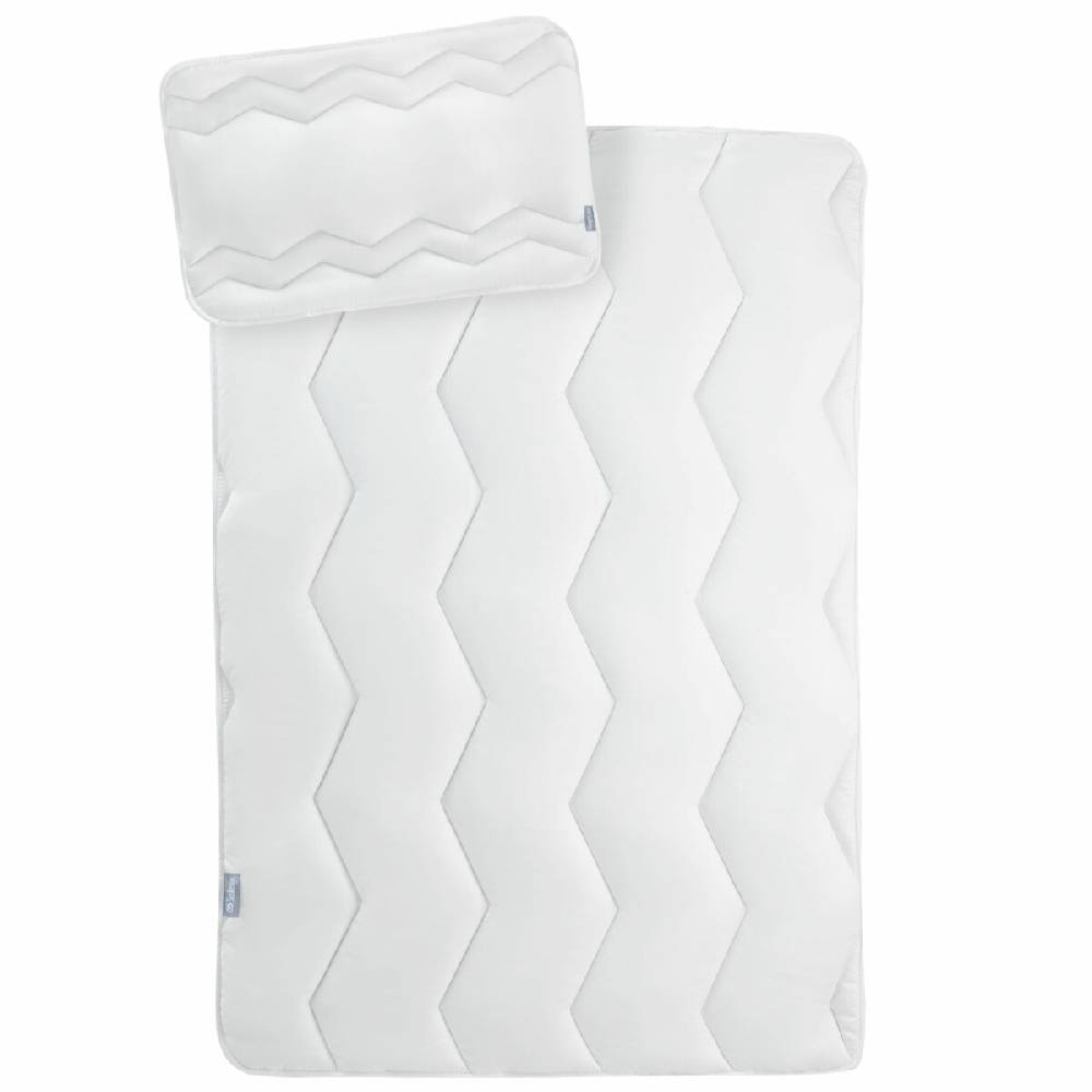 Sei Design Baby Bett SET Welle, Kopfkissen und Bettdecke