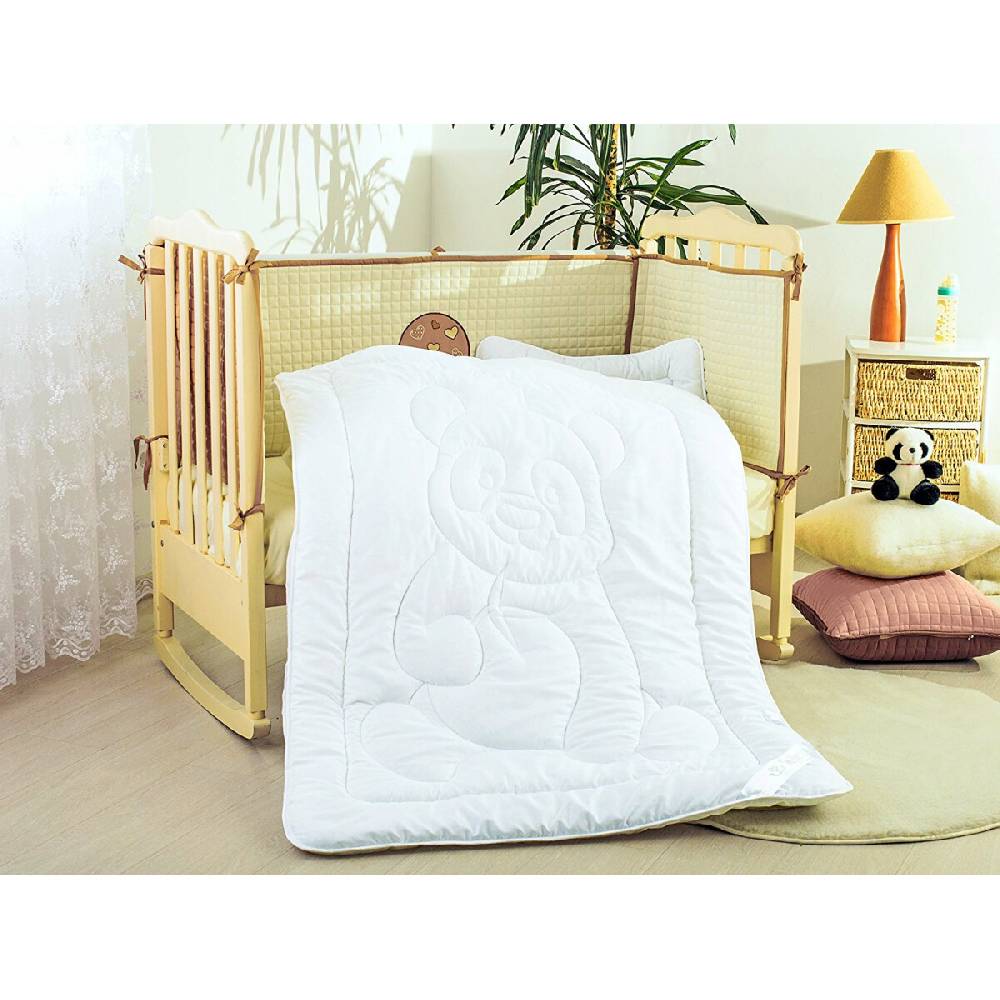 Sei Design Baby Bettdecke Pandabär 100x135