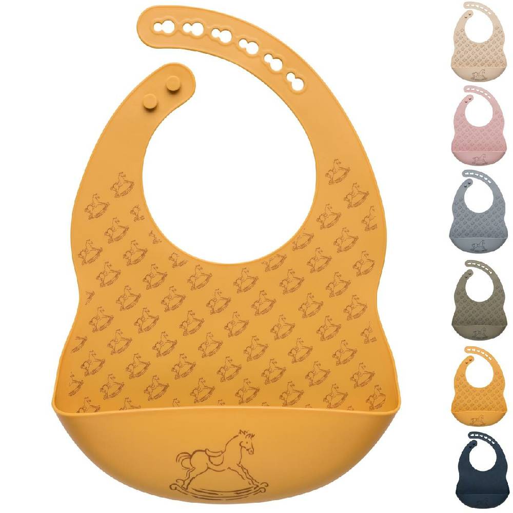 Sei Design Baby Silikon Lätzchen mit Auffangschale