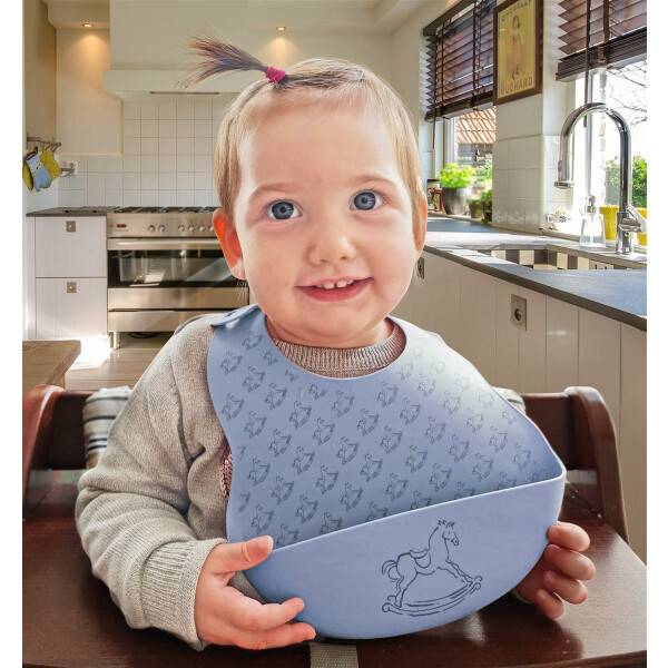 Sei Design Baby Silikon Lätzchen mit Auffangschale Tradewinds Outlet
