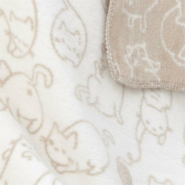 Sei Design Babydecke Kuscheldecke 90 x120 Baumwollmischung, niedliches Babydesign Cats Verkauf