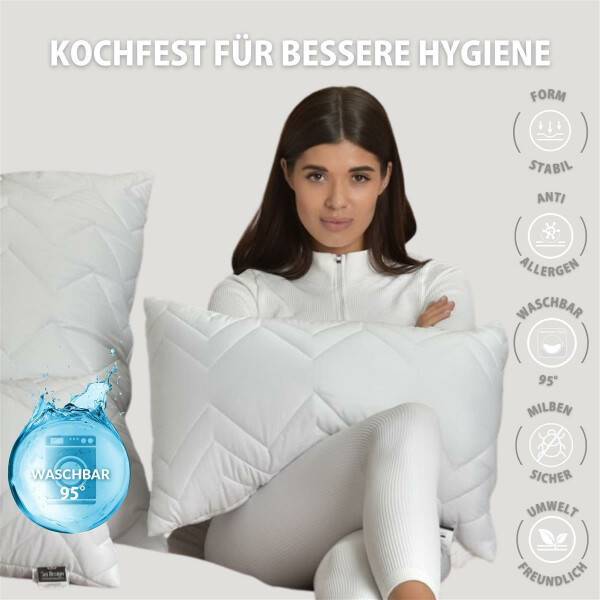 Sei Design Kopfkissen NORDIC COLLECTION 50x50 Schlussverkauf