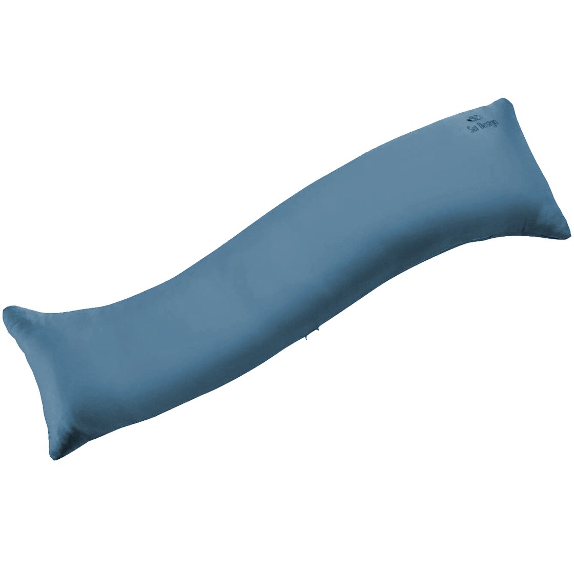 Sei Design Bezug Seitenschläferkissen 40x130 Jeansblau