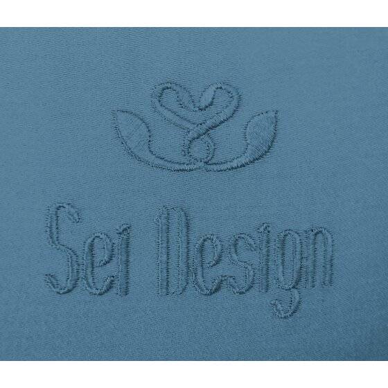 Sei Design Bezug Seitenschläferkissen 40x130 Jeansblau Günstiger Verkauf